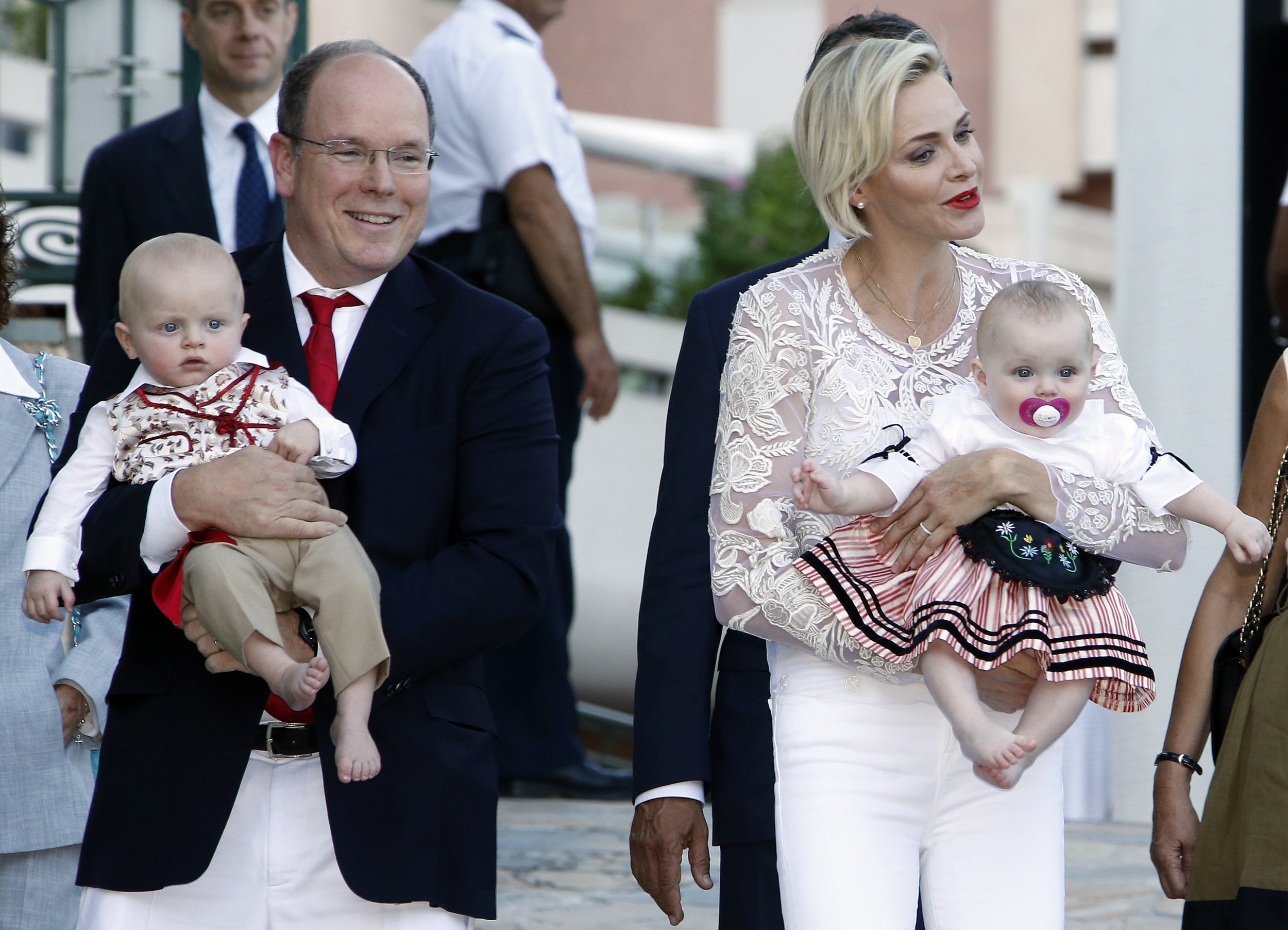 Monaco royal twins Prince Jacques and Princess Gabriella enjoy ...