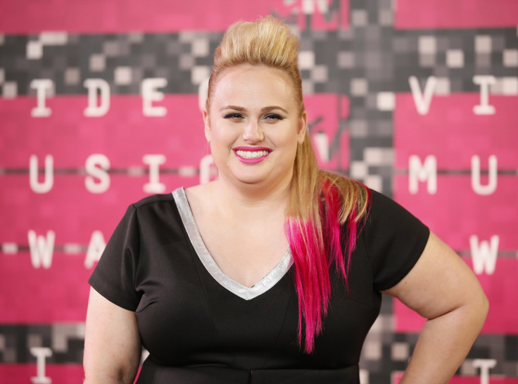 Actress Rebel Wilson arrives at the 2015 MTV Video Music Awards in Los Angeles, California, August 30, 2015. 
