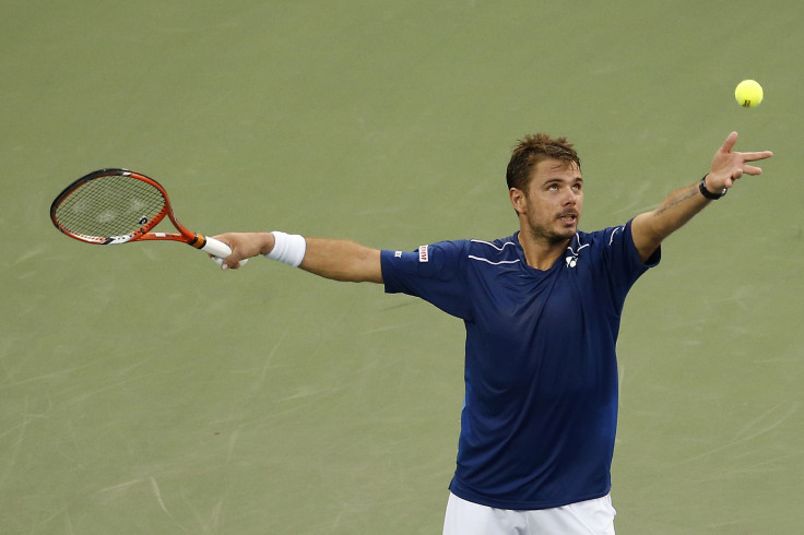 Wawrinka at US Open against Ramos