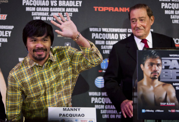 Pacquiao and Arum in 2012