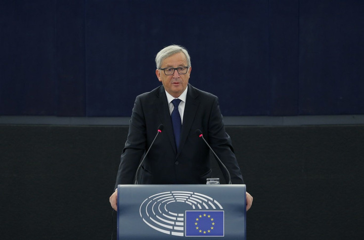 European Commission President Jean-Claude Juncker addresses the European Parliament in Strasbourg, France, September 9, 2015.