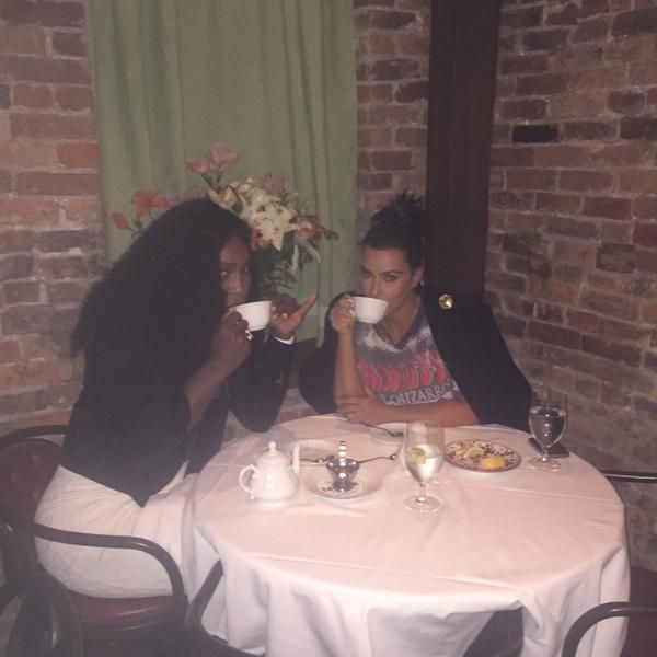 Serena Williams and Kim Kardashian