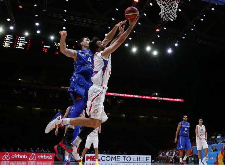 Serbia's Milos Teodosic