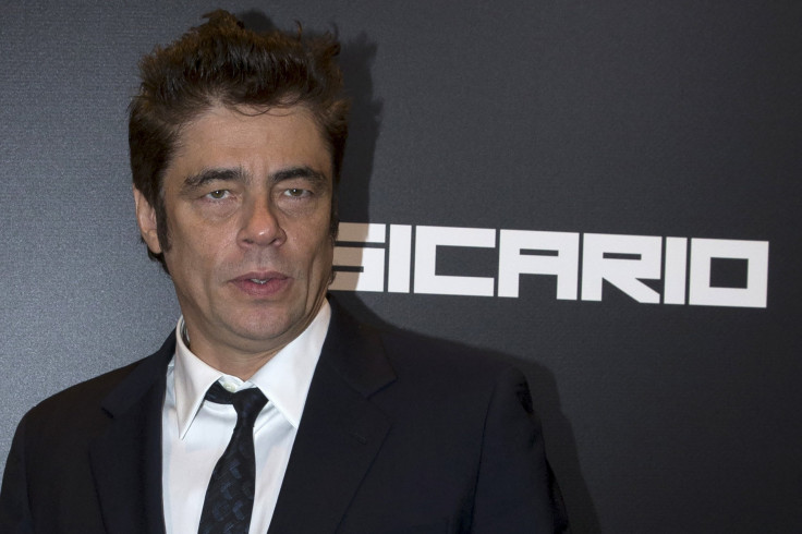 Actor Benicio del Toro arrives at a screening of his film 'Sicario' in New York, September 14, 2015. 