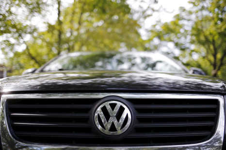 The logo of German carmaker Volkswagen is seen on the front grill of a Passat car in Willmette, Illinois, September 24, 2015. 