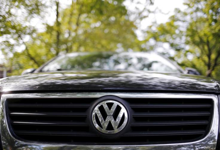 The logo of German carmaker Volkswagen is seen on the front grill of a Passat car in Willmette, Illinois, September 24, 2015. 