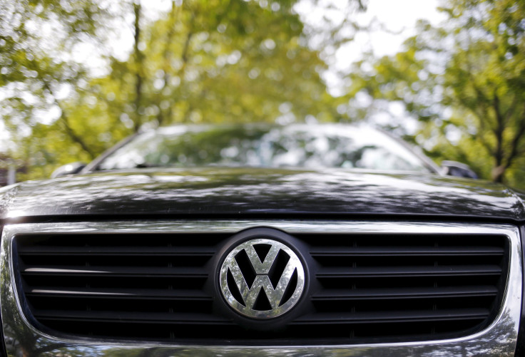The logo of German carmaker Volkswagen is seen on the front grill of a Passat car in Willmette, Illinois, September 24, 2015.