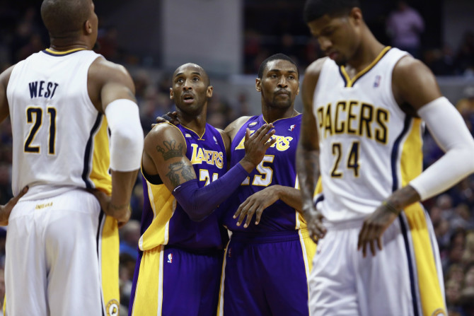 Metta World Peace with Lakers in 2013