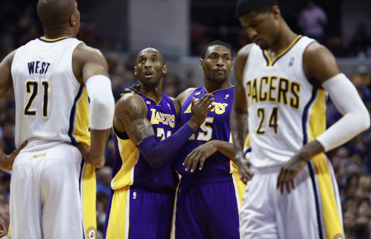 Metta World Peace with Lakers in 2013