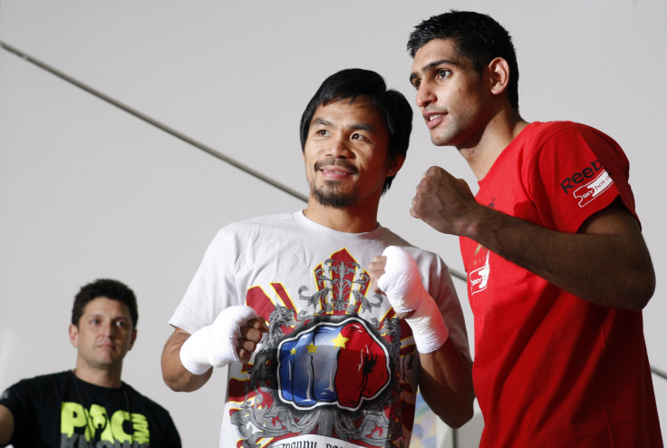 Pacquiao with Khan in 2009