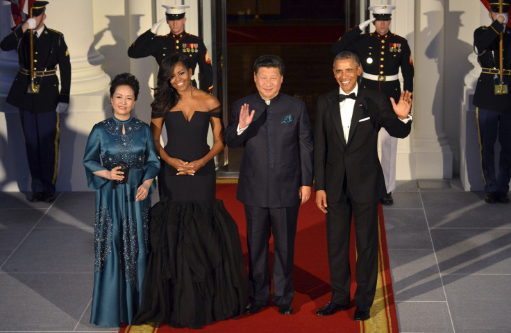 US President Barack Obama and Michelle Obama with Chinese President Xi Jinping and Madame Peng Liyuan