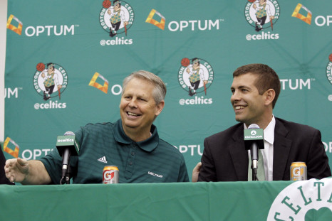 Ainge with Stevens in 2013