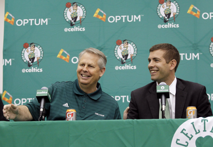 Ainge with Stevens in 2013