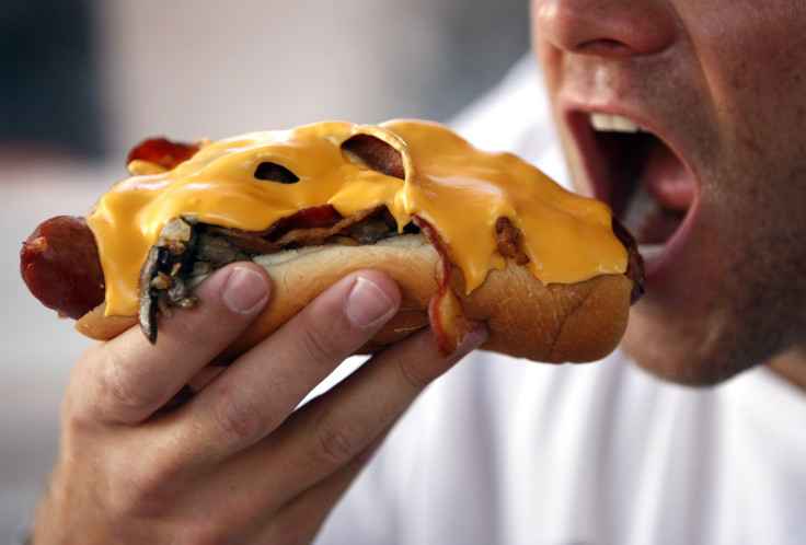 Man eating