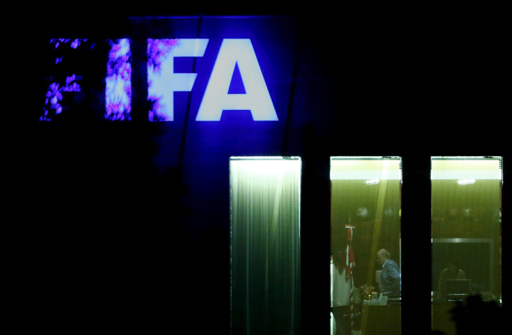 Sepp Blatter pictured inside FIFA headquarters
