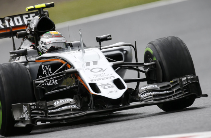 Sergio Perez in action for Force India