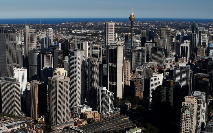 The Central Business District is seen from the air on a sunny winter afternoon in Sydney August 24, 2013.