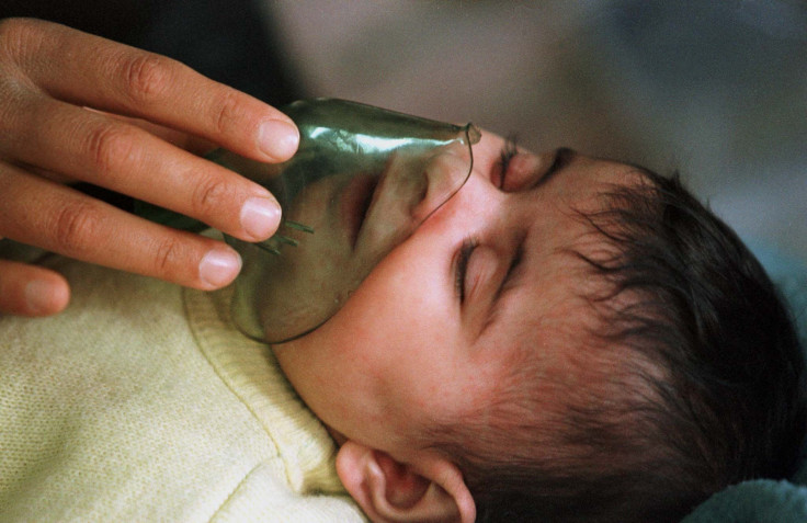 Infant with asthma