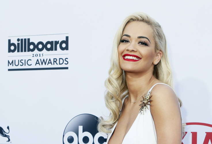Singer Rita Ora arrives at the 2015 Billboard Music Awards in Las Vegas, Nevada May 17, 2015. 