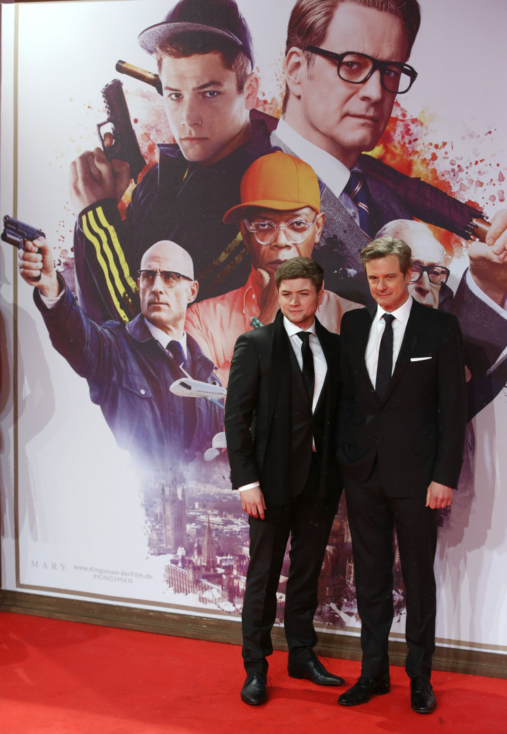 Colin Firth and Taron Egerton