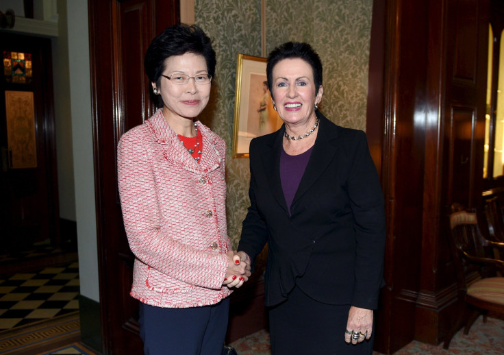 Carrie Lam and Clover Moore