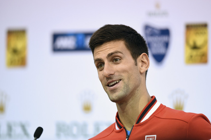 Novak Djokovic of Serbia