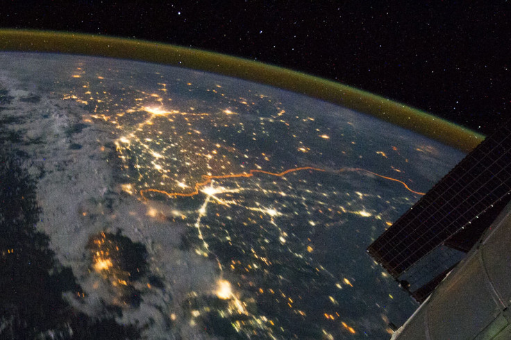  India-Pakistan border from space