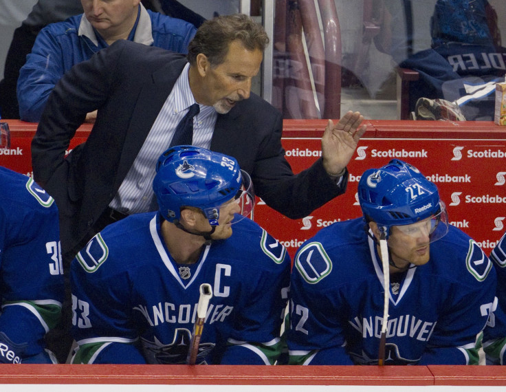 John Tortorella with Canucks in 2013