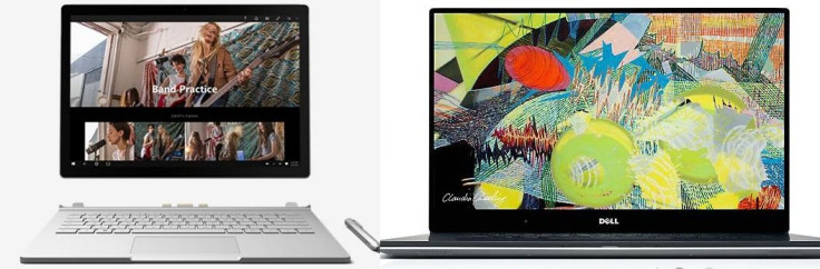 Microsoft Surface Book and Dell XPS 15