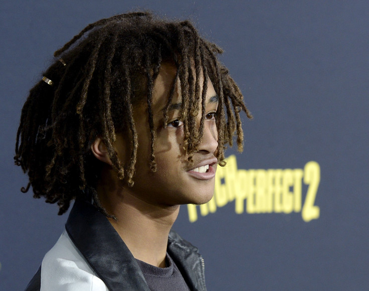 Actor Jaden Smith poses at the premiere of 'Pitch Perfect 2' in Los Angeles