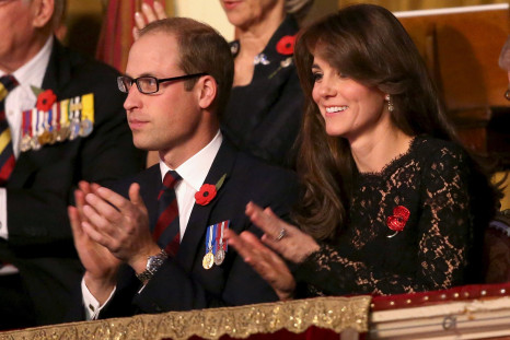 Catherine, Duchess of Cambridge and Prince William, Duke of Cambridge in the Royal Box