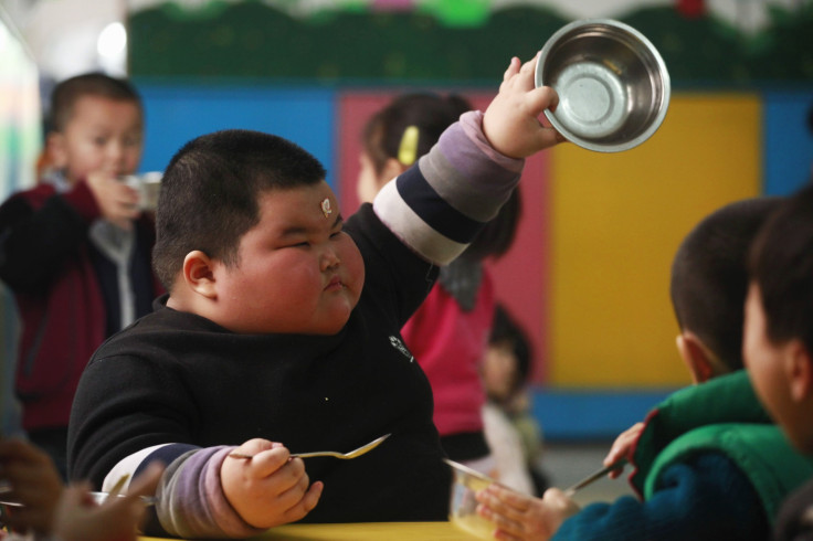 Obese child Lu Zhihao