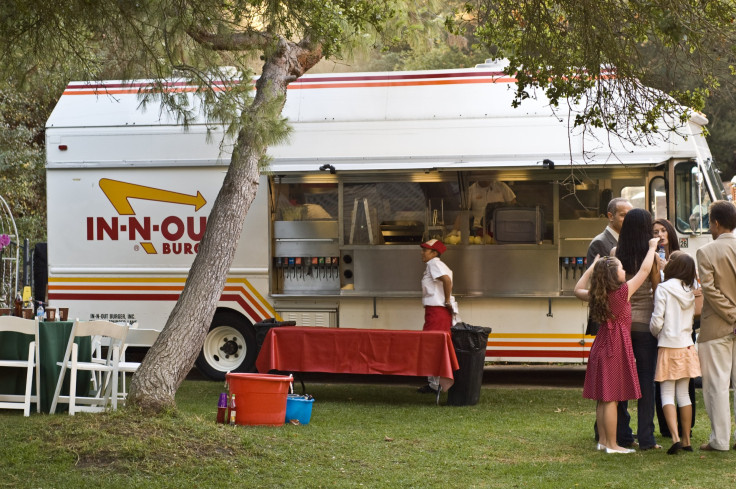 An In-N-Out food truck in the States