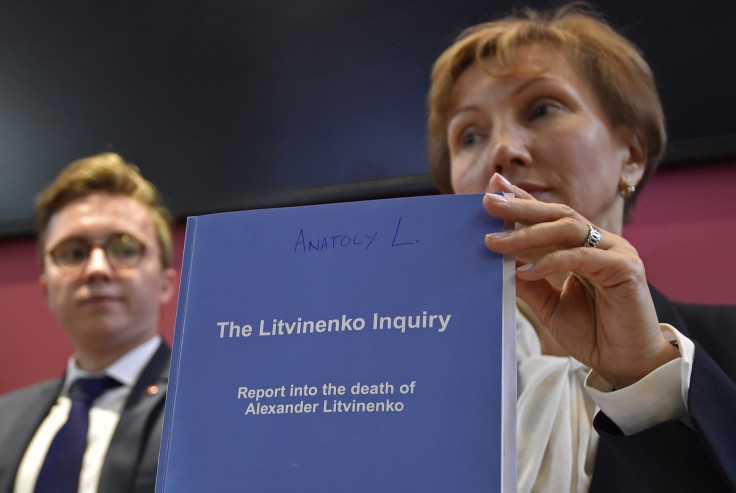 Marina Litvinenko, (R) widow of murdered ex-KGB agent Alexander Litvinenko, 