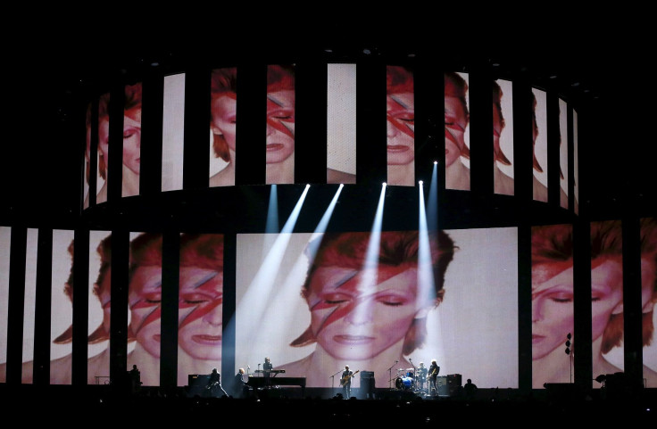 Lorde performs a David Bowie tribute at the BRIT Awards in the O2 arena in London, February 24, 2016.