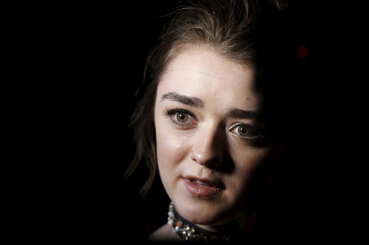 British actress Maisie Williams speaks with journalists at the 36th London Critics' Circle Film Awards in London, Britain January 17, 2016
