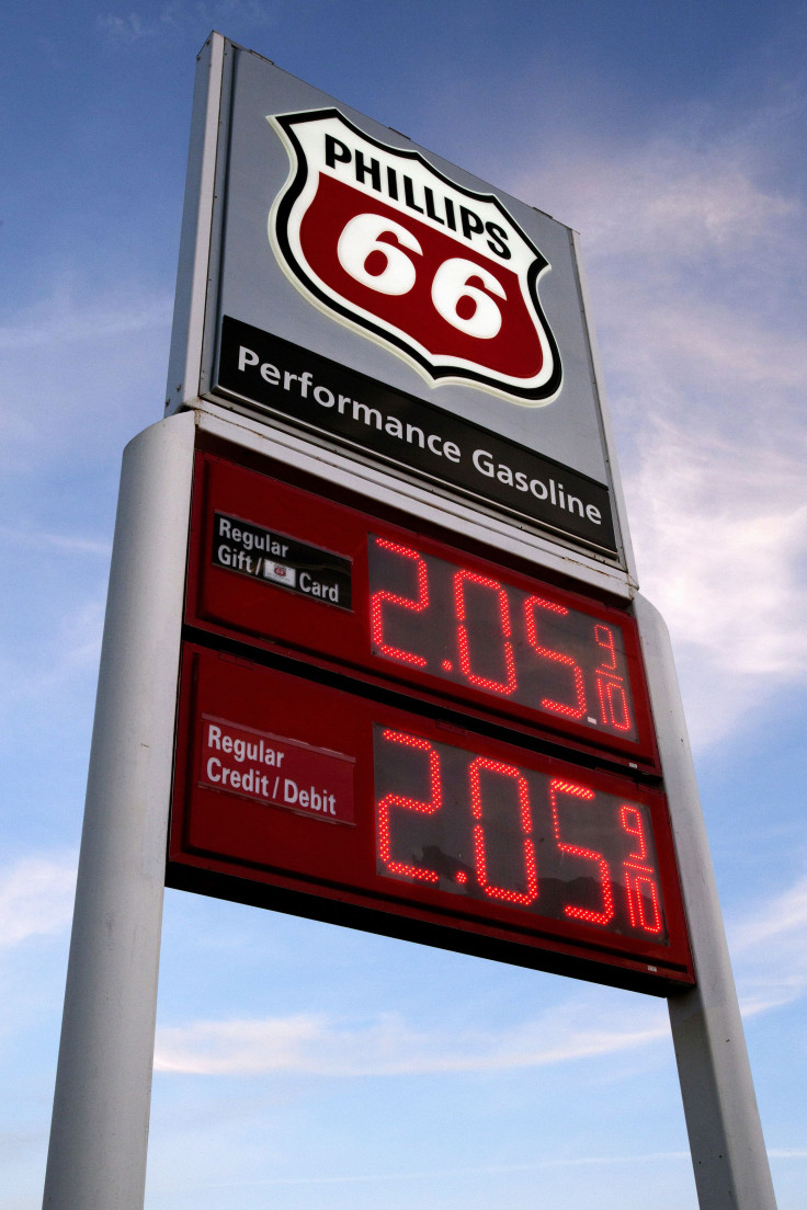 A gas price sign is seen at a Phillips 66 station on Westheimer Road in Houston, Texas December 16, 2014. According to gasbuddy.com the prices shown in the picture are the lowest in Houston.