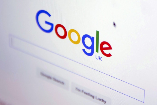 The Google internet homepage is displayed on a product at a store in London, Britain January 23, 2016.