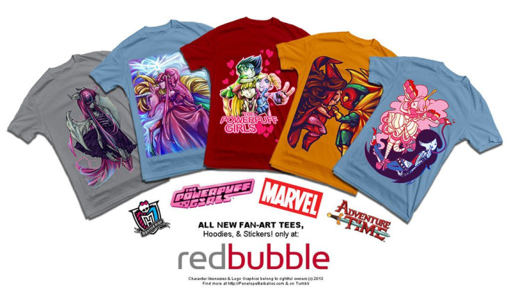 redbubble tee and hoodie designs fanart by poofette