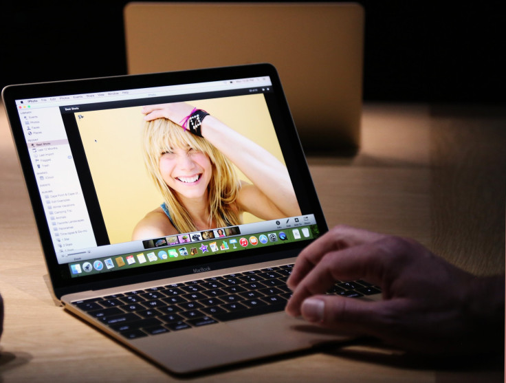 Apple's new MacBooks are displayed following an Apple event in San Francisco, California March 9, 2015. 