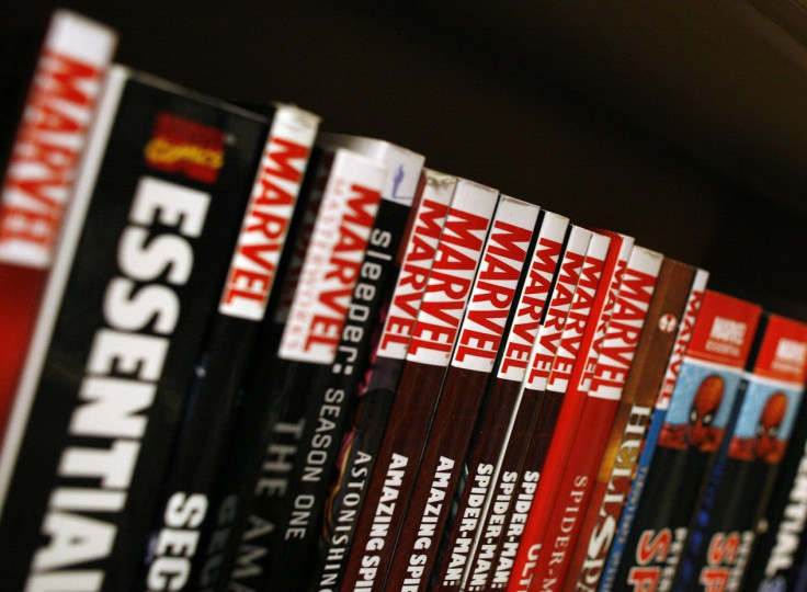Marvel graphic novels sit on the shelf of a bookstore in New York, August 31, 2009.