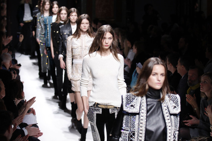 Balmain Fashion Models