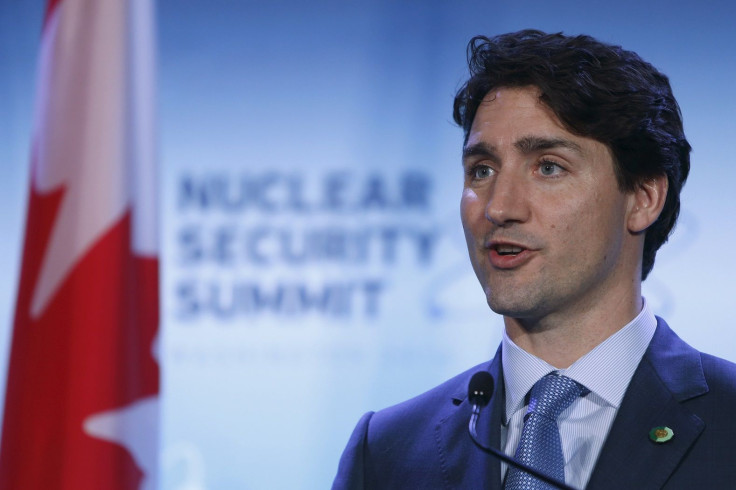 Canada's Prime Minister Justin Trudeau holds a news conference at the conclusion of the Nuclear Security Summit in Washington April 1, 2016.