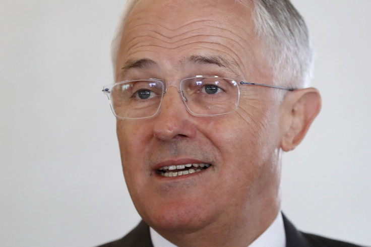 Australian Prime Minister Malcolm Turnbull attends a meeting at a hotel in Shanghai, China, April 14, 2016.