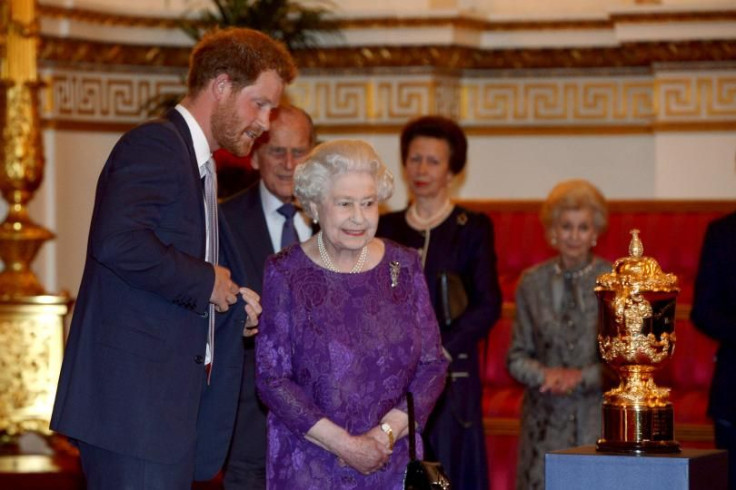 Prince Harry and Queen Elizabeth