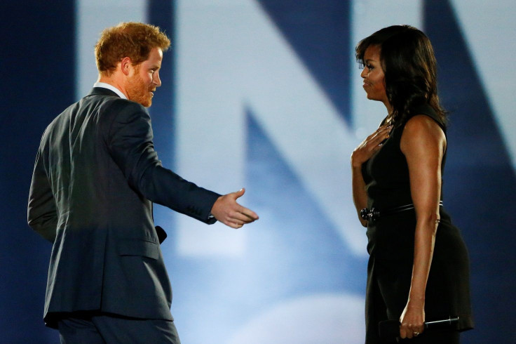 Prince Harry and Michelle Obama at the Invictus Games