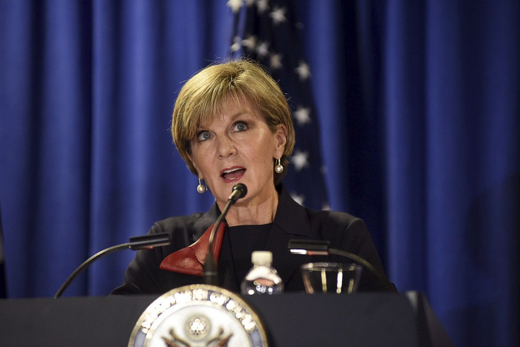 Australian Foreign Minister Julie Bishop