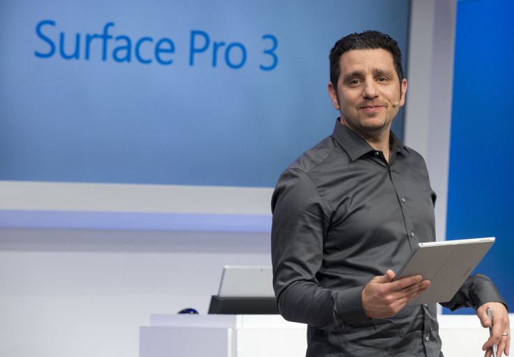 Panos Panay, corporate vice president for Surface Computing at Microsoft Corp, unveils the new Microsoft Surface Pro 3 in New York May 20, 2014. 