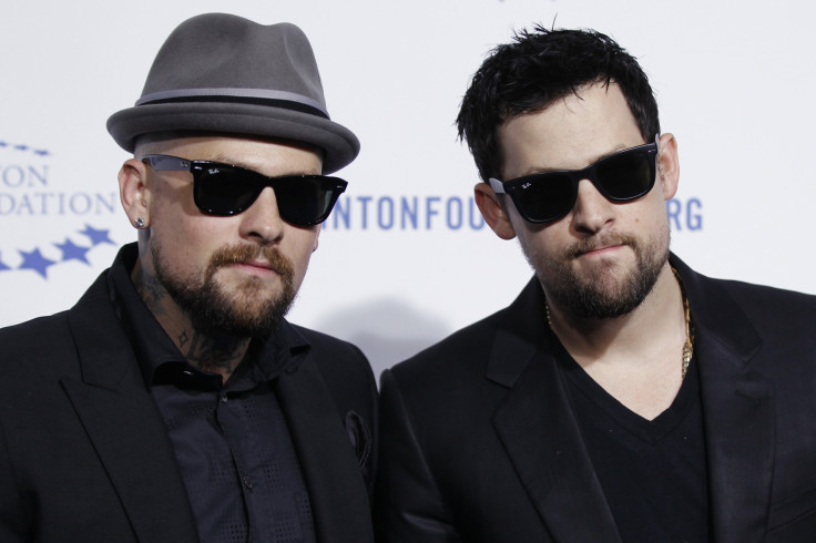 Good Charlotte's Benji (L) and Joel Madden are coaches in The Voice Australia  (RTXXRS5)