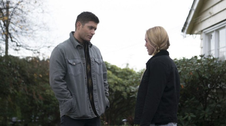 Jensen Ackles and Kathryn Newton as Dean Winchester and Claire Novak in Supernatural 'Don't You Forget About Me'